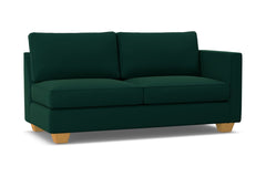 Catalina Right Arm Apartment Size Sofa :: Leg Finish: Natural / Configuration: RAF - Chaise on the Right