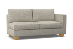 Catalina Right Arm Apartment Size Sofa :: Leg Finish: Natural / Configuration: RAF - Chaise on the Right