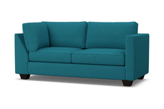 Catalina Right Arm Corner Apt Size Sofa :: Leg Finish: Espresso / Configuration: RAF - Chaise on the Right