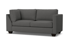 Catalina Right Arm Corner Apt Size Sofa :: Leg Finish: Espresso / Configuration: RAF - Chaise on the Right