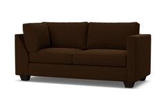 Catalina Right Arm Corner Apt Size Sofa :: Leg Finish: Espresso / Configuration: RAF - Chaise on the Right