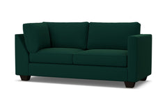Catalina Right Arm Corner Apt Size Sofa :: Leg Finish: Espresso / Configuration: RAF - Chaise on the Right
