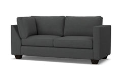 Catalina Right Arm Corner Apt Size Sofa :: Leg Finish: Espresso / Configuration: RAF - Chaise on the Right