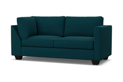 Catalina Right Arm Corner Apt Size Sofa :: Leg Finish: Espresso / Configuration: RAF - Chaise on the Right