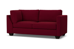 Catalina Right Arm Corner Apt Size Sofa :: Leg Finish: Espresso / Configuration: RAF - Chaise on the Right