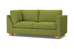 Catalina Right Arm Corner Apt Size Sofa :: Leg Finish: Natural / Configuration: RAF - Chaise on the Right