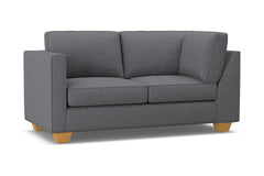 Catalina Left Arm Corner Loveseat :: Leg Finish: Natural / Configuration: LAF - Chaise on the Left