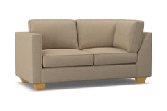Catalina Left Arm Corner Loveseat :: Leg Finish: Natural / Configuration: LAF - Chaise on the Left