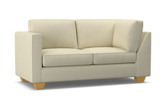 Catalina Left Arm Corner Loveseat :: Leg Finish: Natural / Configuration: LAF - Chaise on the Left