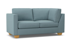 Catalina Left Arm Corner Loveseat :: Leg Finish: Natural / Configuration: LAF - Chaise on the Left