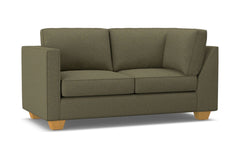 Catalina Left Arm Corner Loveseat :: Leg Finish: Natural / Configuration: LAF - Chaise on the Left