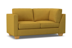Catalina Left Arm Corner Loveseat :: Leg Finish: Natural / Configuration: LAF - Chaise on the Left