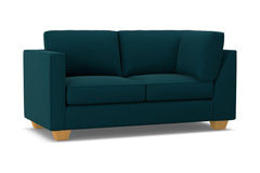 Catalina Left Arm Corner Loveseat :: Leg Finish: Natural / Configuration: LAF - Chaise on the Left