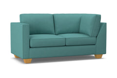 Catalina Left Arm Corner Loveseat :: Leg Finish: Natural / Configuration: LAF - Chaise on the Left