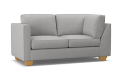 Catalina Left Arm Corner Loveseat :: Leg Finish: Natural / Configuration: LAF - Chaise on the Left