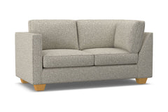 Catalina Left Arm Corner Loveseat :: Leg Finish: Natural / Configuration: LAF - Chaise on the Left