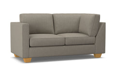Catalina Left Arm Corner Loveseat :: Leg Finish: Natural / Configuration: LAF - Chaise on the Left