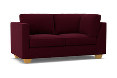 Catalina Left Arm Corner Loveseat :: Leg Finish: Natural / Configuration: LAF - Chaise on the Left