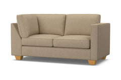 Catalina Right Arm Corner Apt Size Sofa :: Leg Finish: Natural / Configuration: RAF - Chaise on the Right