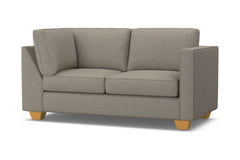 Catalina Right Arm Corner Apt Size Sofa :: Leg Finish: Natural / Configuration: RAF - Chaise on the Right