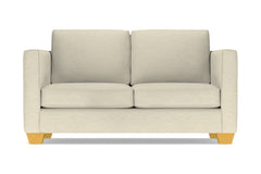 Catalina Apartment Size Sleeper Sofa :: Leg Finish: Natural / Sleeper Option: Memory Foam Mattress