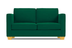 Catalina Apartment Size Sleeper Sofa :: Leg Finish: Natural / Sleeper Option: Memory Foam Mattress