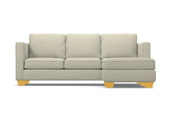 Catalina Reversible Chaise Sleeper Sofa :: Leg Finish: Natural / Sleeper Option: Memory Foam Mattress