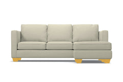 Catalina Reversible Chaise Sleeper Sofa :: Leg Finish: Natural / Sleeper Option: Deluxe Innerspring Mattress