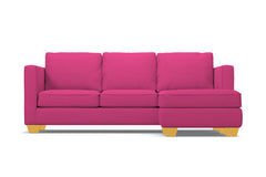 Catalina Reversible Chaise Sleeper Sofa :: Leg Finish: Natural / Sleeper Option: Memory Foam Mattress