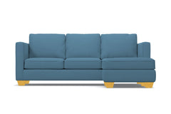 Catalina Reversible Chaise Sleeper Sofa :: Leg Finish: Natural / Sleeper Option: Memory Foam Mattress