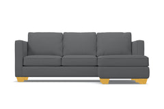 Catalina Reversible Chaise Sleeper Sofa :: Leg Finish: Natural / Sleeper Option: Memory Foam Mattress