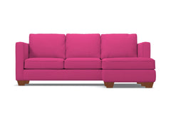 Catalina Reversible Chaise Sleeper Sofa :: Leg Finish: Pecan / Sleeper Option: Memory Foam Mattress