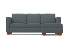Catalina Reversible Chaise Sleeper Sofa :: Leg Finish: Pecan / Sleeper Option: Memory Foam Mattress