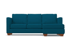 Catalina Reversible Chaise Sleeper Sofa :: Leg Finish: Pecan / Sleeper Option: Memory Foam Mattress