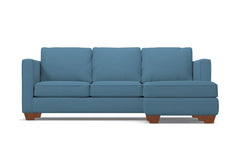 Catalina Reversible Chaise Sleeper Sofa :: Leg Finish: Pecan / Sleeper Option: Memory Foam Mattress