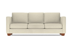 Catalina Queen Size Sleeper Sofa :: Leg Finish: Pecan / Sleeper Option: Memory Foam Mattress