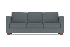 Catalina Queen Size Sleeper Sofa :: Leg Finish: Pecan / Sleeper Option: Memory Foam Mattress
