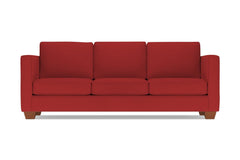 Catalina Queen Size Sleeper Sofa :: Leg Finish: Pecan / Sleeper Option: Memory Foam Mattress