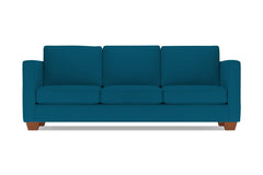 Catalina Queen Size Sleeper Sofa :: Leg Finish: Pecan / Sleeper Option: Memory Foam Mattress