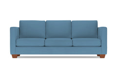 Catalina Queen Size Sleeper Sofa :: Leg Finish: Pecan / Sleeper Option: Deluxe Innerspring Mattress