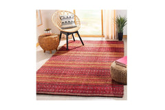 Chamati Jute Area Rug RED