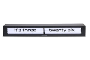 Texttime Clock by Cloudnola BLACK/WHITE