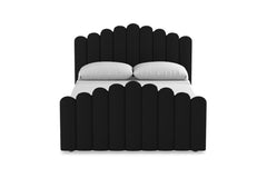 Coco Upholstered Bed in ONYX VELVET - FULL