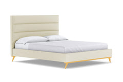 Cooper Upholstered Bed :: Leg Finish: Natural / Size: Full Size