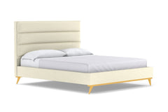 Cooper Upholstered Bed :: Leg Finish: Natural / Size: Queen Size