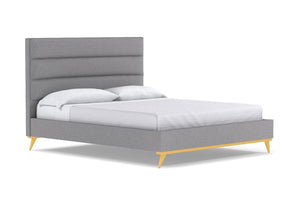 Cooper Upholstered Bed :: Leg Finish: Natural / Size: King