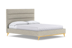 Cooper Upholstered Bed :: Leg Finish: Natural / Size: Full Size