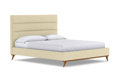 Cooper Upholstered Bed :: Leg Finish: Pecan / Size: California King