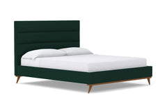 Cooper Upholstered Bed :: Leg Finish: Pecan / Size: California King
