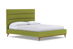 Cooper Upholstered Bed :: Leg Finish: Pecan / Size: Queen Size